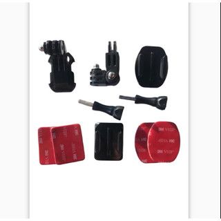 Bộ phụ kiện gắn nón action cam, phụ kiện máy quay gopro