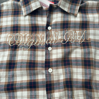 Áo ERRORIST Checked Signature Brown Shirt