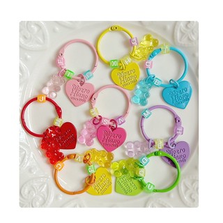 Móc Khóa Hình Gấu - phụ kiện trang trí đồ handmade