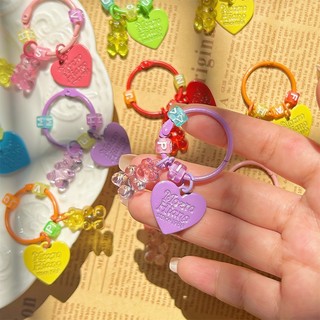 Móc Khóa Hình Gấu - phụ kiện trang trí đồ handmade