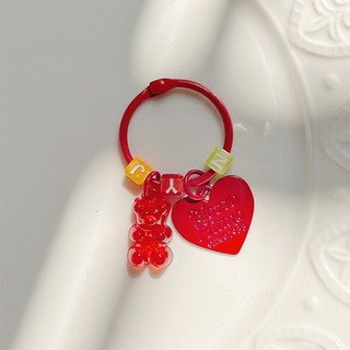 Móc Khóa Hình Gấu - phụ kiện trang trí đồ handmade