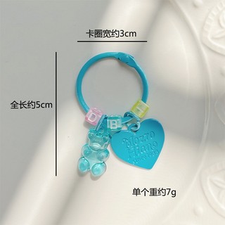 Móc Khóa Hình Gấu - phụ kiện trang trí đồ handmade