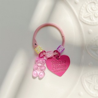 Móc Khóa Hình Gấu - phụ kiện trang trí đồ handmade