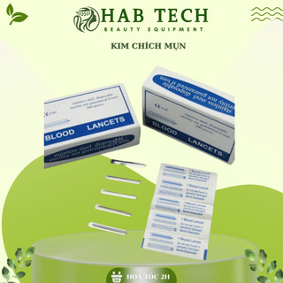 Kim chích mụn, kim chích m.áu hộp 200 chiếc - habtech