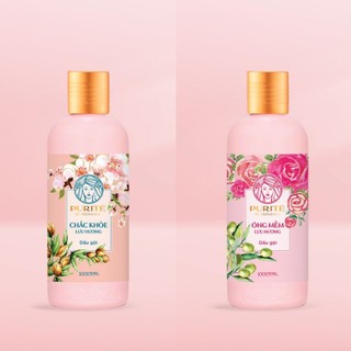 Dầu gội purite hoa anh đào và hoa hồng 180ml