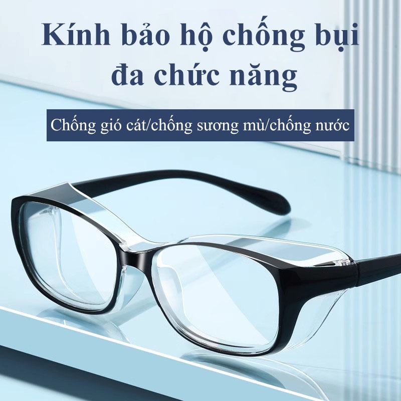Mắt kính bảo hộ BTOOL kính an toàn bảo vệ mắt trong suốt dùng ngoài trời chống bụi chống sương mù ch