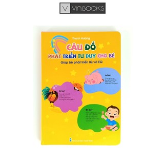 Sách - câu đố phát triển tư duy cho bé - giúp bé phát triển iq và eq - bìa cứng
