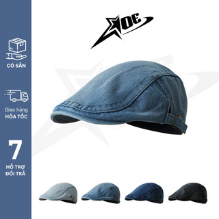 (Có sẵn) AOE STUDIO - Mũ nồi Beret cao cấp chất nón demin phong cách Y2K cá tính dành cho nữ