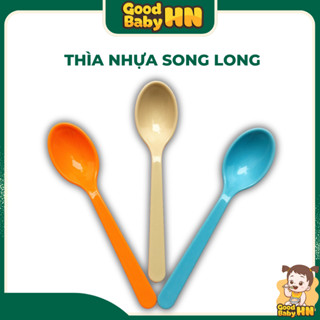 Thìa ăn dặm nhựa cho bé ăn dặm Song Long