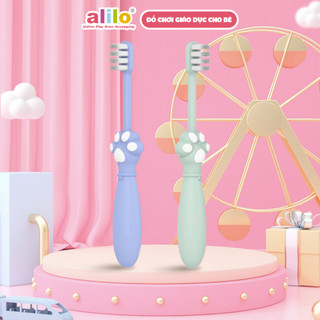 Bàn chải đánh răng hình vuốt mèo ngộ nghĩnh Alilo T2 Kids Soft Toothbrush (Gói 2 chiếc) lông mềm siêu mịn