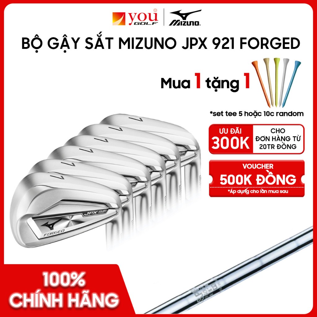 (Chính Hãng) Bộ Gậy Sắt Mizuno JPX 921 Forged - 6 Gậy Iron