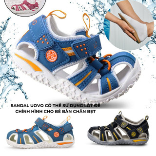 Giày Chống Bẹt Chân Cho Bé 2 - 12 Tuổi UOVO Sandal Bít mũi có vòm cong có thể sử dụng để lót đế chỉnh hình trẻ em ST36