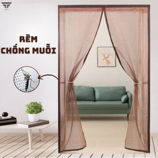 Rèm Cửa Đi Từ Tính Tự Động Đóng Chống Muỗi, Chống Côn Trùng Tiện Dụng, Kích Thước 90x220cm