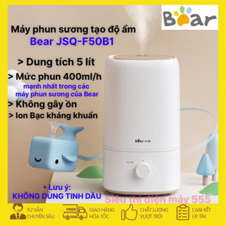 Máy phun sương tạo ẩm Bear 5L JSQ-F50B1 chứa ion Bạc kháng khuẩn phun siêu khoẻ bảo hành 12 tháng