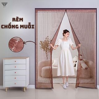  Rèm Chống Muỗi Dán Tường Tự Đóng, Dành Cho Cửa Ra Vào, Lưới Sợi Thủy Tinh Chặn Muỗi