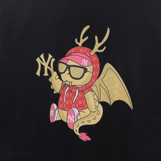 [Chính Hãng] Áo Thun MLB - New Year Dragon - Đen - Code: 3ATSQ0141 50BKS