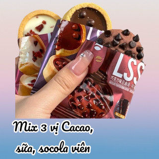 [HOT HOT HOT] BÁNH QUY BƠ SỮA SOCOLA LSS MIX 6 VỊ ( túi 500gram-1kg)