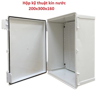 [Kín nước] Tủ điện hộp kỹ thuật nhựa ngoài trời , trong nhà 200x300x160 mm