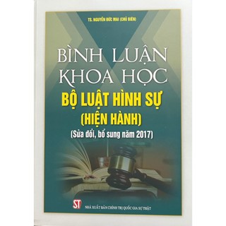 Sách - bình luận khoa học bộ luật hình sự