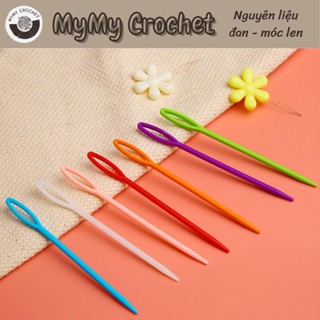 Set 3 Kim Khâu Len Bằng Nhựa 9cm