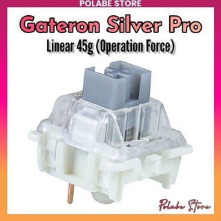 Gateron Silver linear switch Công tắc bàn phím cơ Polabe Store