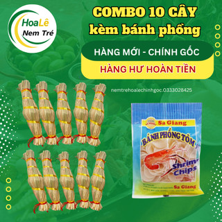 Tré rơm bình định combo 10 cây, làm từ tai heo, chính gốc