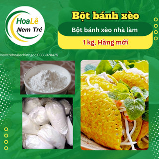 Bột gạo khô đút bánh bèo - bánh xèo bình định - đặc sản việt