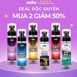 Bodymist CELIO Bodymist Nam Nữ Toàn Thân Lưu 6 Giờ - Nước Hoa Đi Học, Đi Chơi, Đi Hẹn Hò BODYMISS