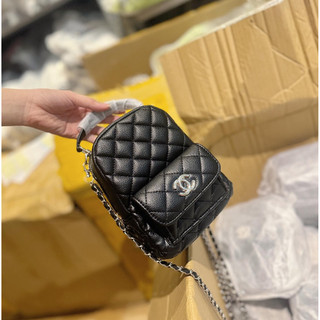 Balo x kết hợp đeo chéo size mini da sần mềm siêu đẹp