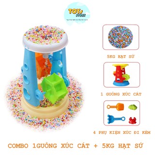 Combo 1 Guồng xúc cát + 5kg hạt sứ đồ chơi xúc cát Natikat Toy Story