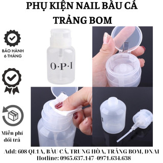 Bình Nhún Đựng Nước Lau Gel 200ml - Lọ Đựng Dung Dịch Cồn Acetone Chuyên Dụng Làm Móng - Sơri Nail
