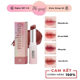 Son Dưỡng Có Màu Merzy Siren Melting Color Lipbalm dưỡng ẩm mềm môi tone màu MLBB nhẹ nhàng