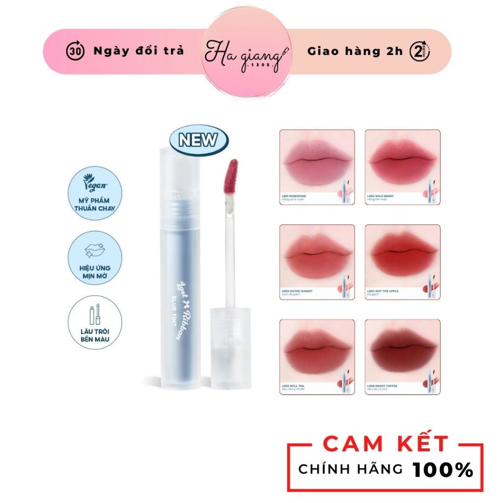 Son Kem Dearmay Lost Ribbon Blur Tint dưỡng ẩm tốt, không gây khô môi