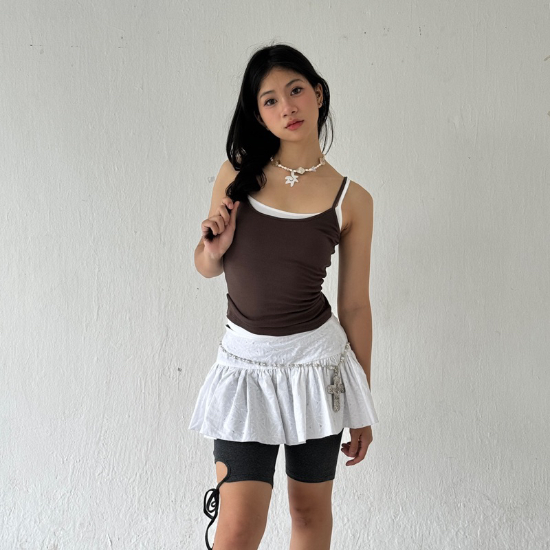 [sieyou] Y2K cami set - set gồm 2 áo cami