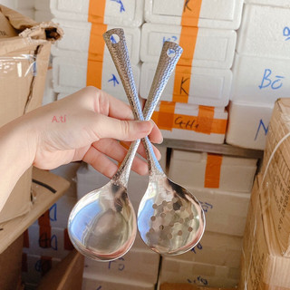 Sét 2 Mui Múc Canh inox(1 mui múc canh+1 mui thủng)ati