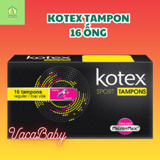 Băng Vệ Sinh Kotex Sport Tampon Regular Hộp 16 Miếng