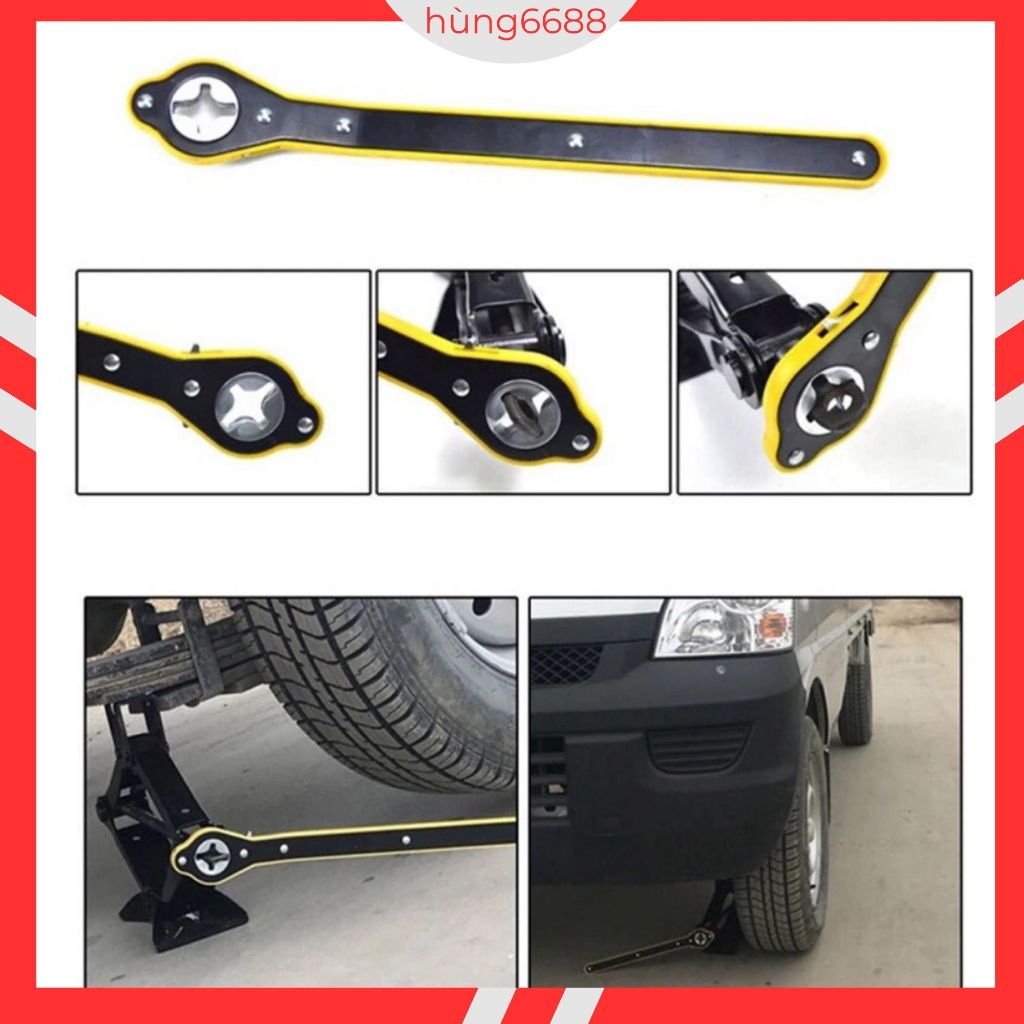 Cờ Lê Nâng/Tháo Bánh Xe Hơi Xoay 360 Độ Tiết Kiệm Sức GD030
