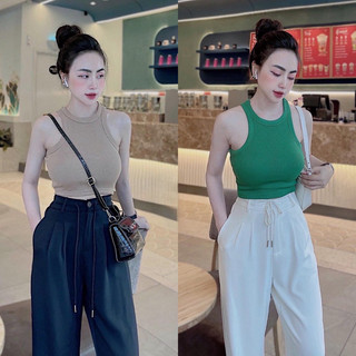 SẴN SHIP🔥HALA🔥ÁO THUN CROPTOP 3 LỔ BO VIỀN Halashop