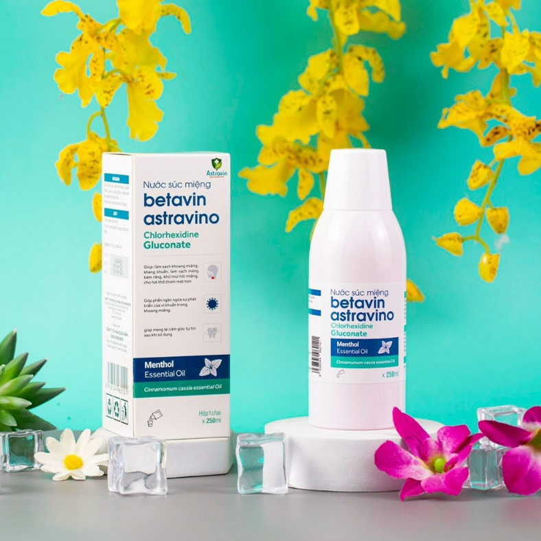 Nước súc Miệng, Họng BETAVIN - ngừa viêm lợi, viêm Họng, viêm Amidan, Amidan mủ, chân răng, vi khuẩn