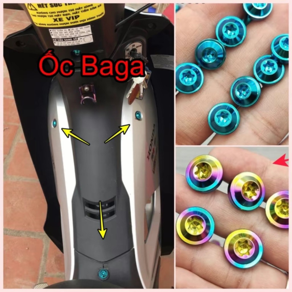 Ốc Baga Wave 50cc, Winner X, Exciter, Wave Rsx, Wave 110, Dream
