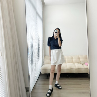 ÁO POLO THÊU NƠ - NAVY