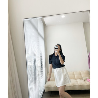CHÂN VÁY GIÓ HỘP - TRẮNG