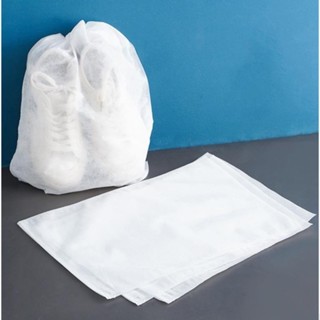Túi đựng giày, đựng quần áo vật dụng - Túi rút trắng