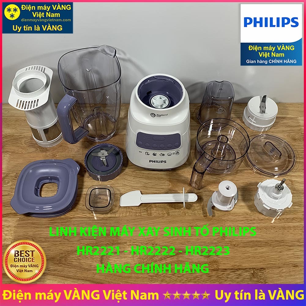 Linh phụ kiện máy xay sinh tố Philips HR2221/00 HR2222/00 HR2223/00 HR2221 HR2222 HR2223 - Hàng phân