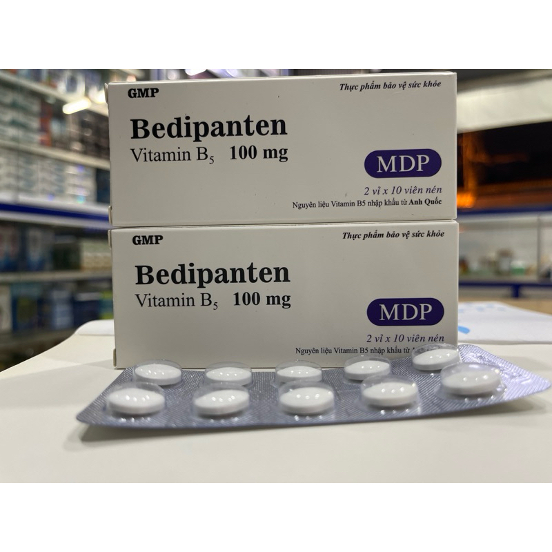 ✅ Bedipanten Vitamin B5 Hỗ trợ mọc tóc hộp 20viên / Dùng Ủ tóc với dầu dừa Vitamin E