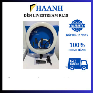 Đèn Livestream 45cm (55W) M45 có nút cảm ứng + chân đèn thép 2m + 3 kẹp điện thoại