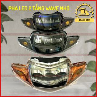 [Thành Sơn Center] Pha đèn led 2 tầng cho xe Wave nhỏ (Wave 2 bóng) (Hàng loại 1- Siêu sáng - Bảo hành 12 tháng)