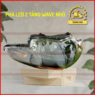 [Thành Sơn Center] Pha đèn led 2 tầng cho xe Wave nhỏ (Wave 2 bóng) (Hàng loại 1- Siêu sáng - Bảo hành 12 tháng)