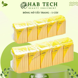 Bông mút bọt biển rửa mặt chivey chính hãng, bông nở rửa mặt dai mềm mịn - 20 gói