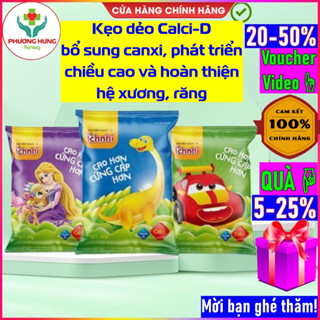 Kẹo dẻo Calci-D Ích Nhi cho bé bổ sung canxi, phát triển chiều cao và hoàn thiện hệ xương, răng